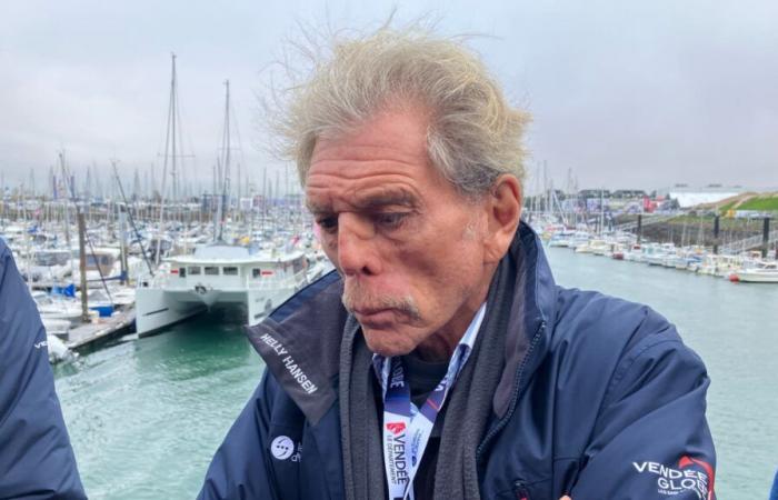 scomparso da tempo, il creatore del Vendée Globe riappare per essere onorato