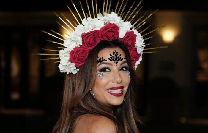 Eva Longoria, bellezza fatale per il Dia de Los Muertos