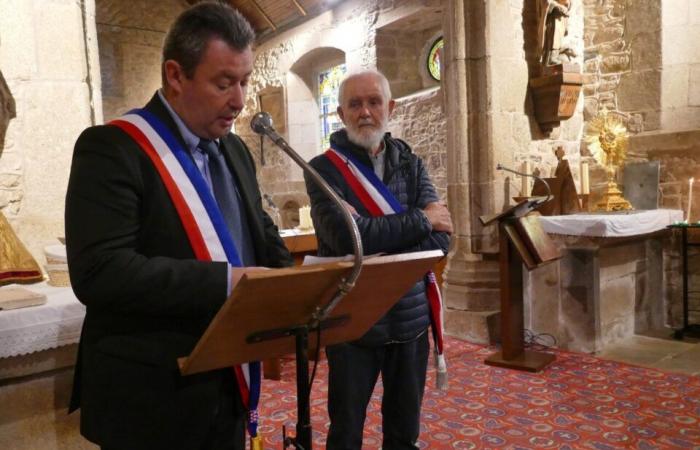 Un ministro presente alla riapertura della chiesa in questo piccolo comune dell'Ille-et-Vilaine