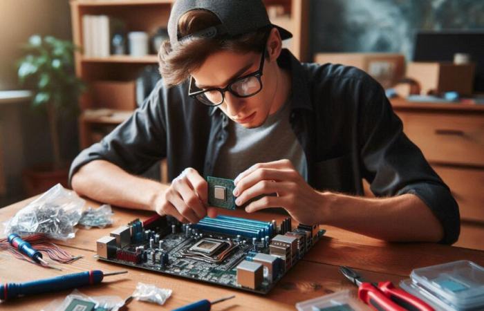 “Le persone sono stupide!” »: questo giocatore ha montato il suo PC con viti per legno, il tecnico è rimasto sorpreso dalla sua impresa