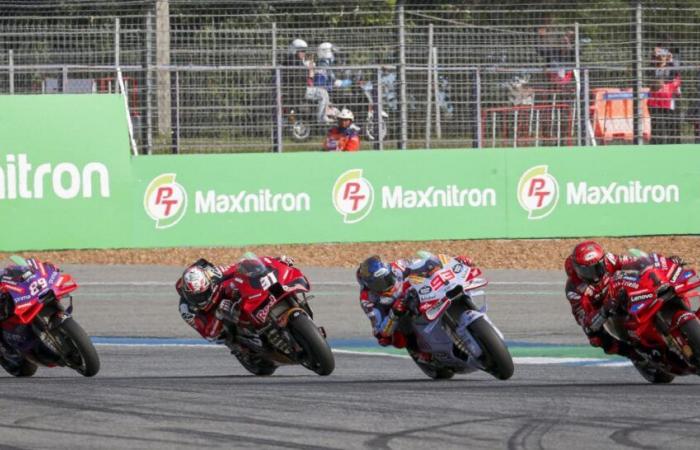 Francesco Bagnaia in pole davanti a Jorge Martin, in griglia di partenza