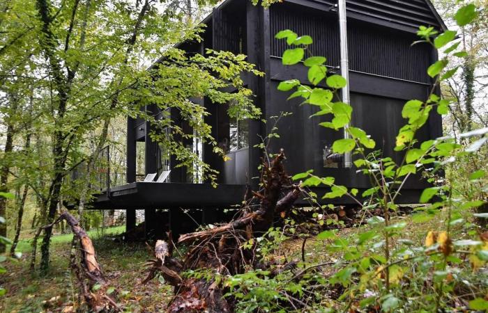 Video. Alla scoperta, nel Périgord, di una sorprendente casa in legno nero