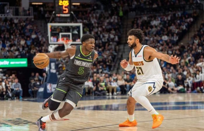 I Timberwolves battono i Nuggets nel thriller del ritorno dopo che gli animi si sono infiammati per la schiacciata di Christian Braun su Rudy Gobert