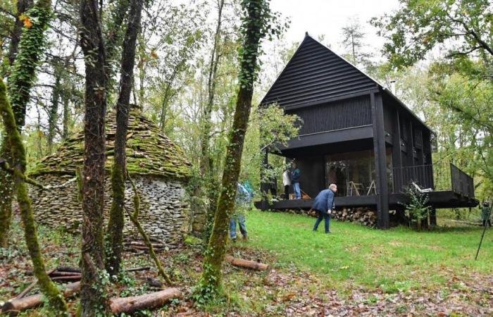 Video. Alla scoperta, nel Périgord, di una sorprendente casa in legno nero