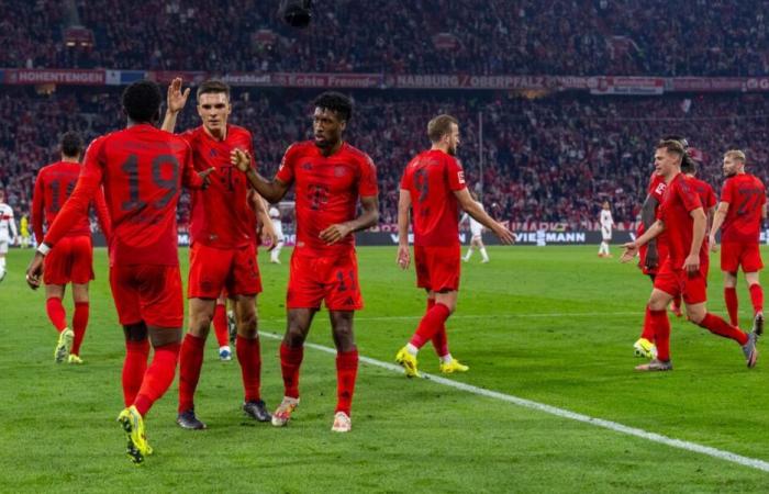 Harry Kane e Kingsley Coman si divertono contro l'Union Berlino – Bundesliga – J9 – Bayern-Union Berlino (3-0)