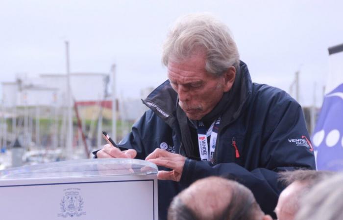 il molo Philippe Jeantot inaugurato in onore del creatore del Vendée Globe