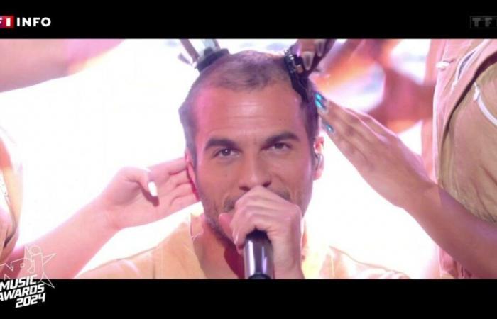 VIDEO – NRJ Music Awards 2024: Amir si rade la testa dal vivo sul palco del Palais des Festivals