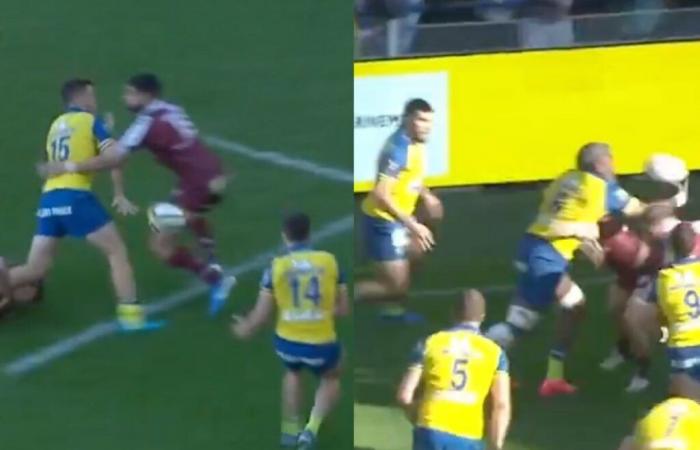 Top 14: Due passaggi incredibili, tre mete… Il Clermont vaga nel primo tempo contro l'UBB