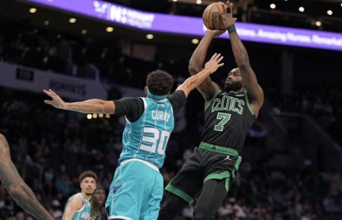 I Boston Celtics vincono sofferta contro gli Charlotte Hornets in NBA