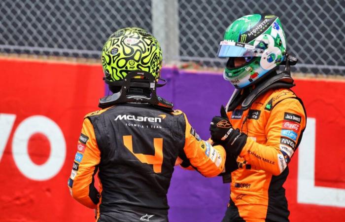 Lando Norris forza la mano a Oscar Piastri