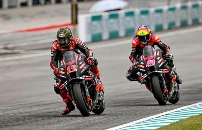 MotoGP, Malesia J2, Maverick Viñales (Aprilia/Q12-S14): “quando sono in gruppo non riesco a fermare la moto”