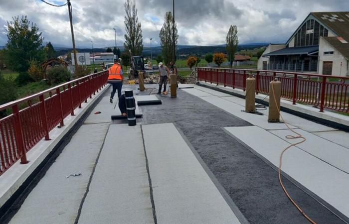 Alta Loira. Presto finiranno i lavori di riabilitazione del ponte Ressac