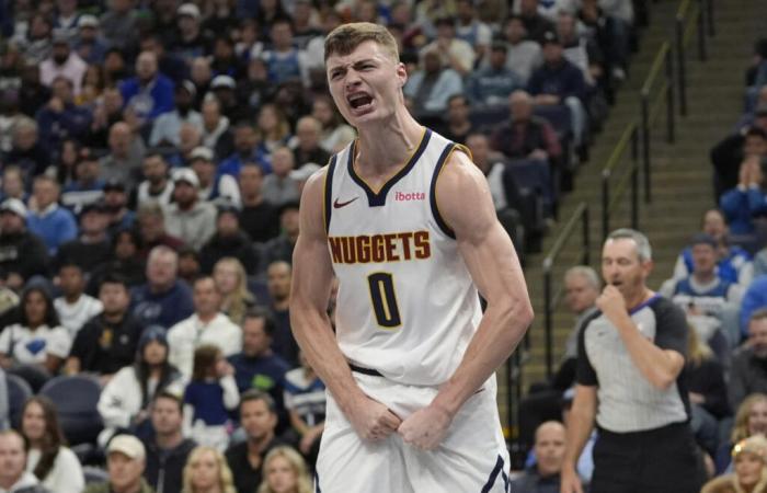 I Nuggets G Christian Braun hanno schiacciato Rudy Gobert così forte che è quasi iniziata una rissa