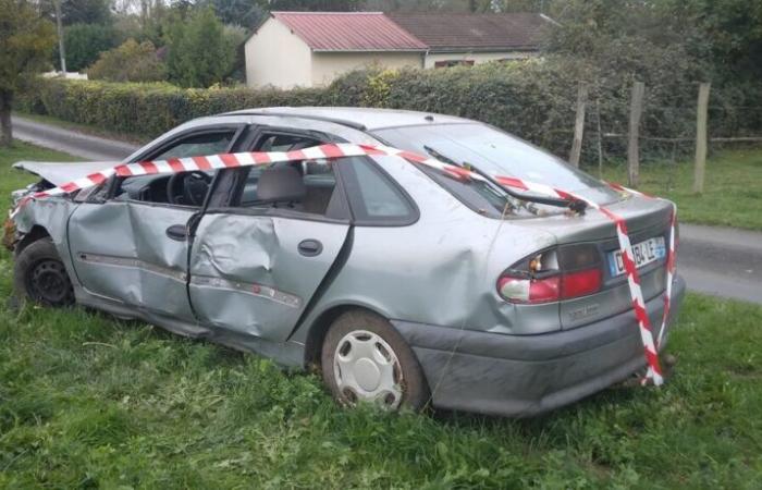 Spettacolare a Orne, un automobilista attraversa una siepe per evitare un veicolo