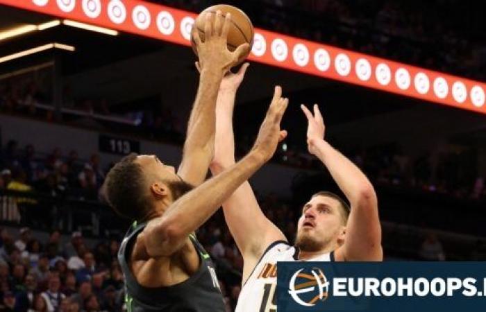 La difesa all'ultimo secondo di Gobert su Jokic fa vincere i Timberwolves