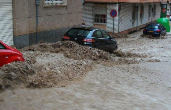 Indignazione sui social network per il comportamento irresponsabile di un automobilista durante l'alluvione ad Alicante