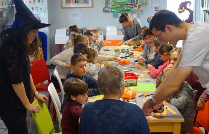 Biars-sur-Cère. Lo spirito di Halloween aleggiava al centro