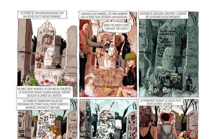 Leggende, celebrità, sepolture insolite… Scopri i segreti del Père-Lachaise nei fumetti