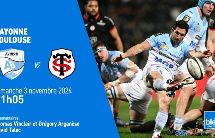 LIVE – Top 14: segui la sfida tra Aviron Bayonnais e Stade Toulousain su France Bleu Pays Basque