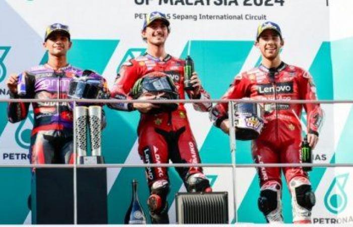 GP della Malesia: vince Bagnaia, il titolo mondiale si deciderà nell'ultimo Gran Premio