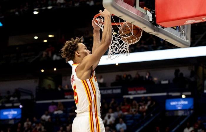 Gli Hawks attaccano i Pelicans nel secondo tempo e vincono 126-111