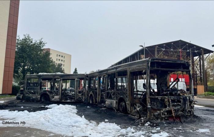 Violenze e autobus della TCL bruciati nella metropoli di Lione: nove arresti