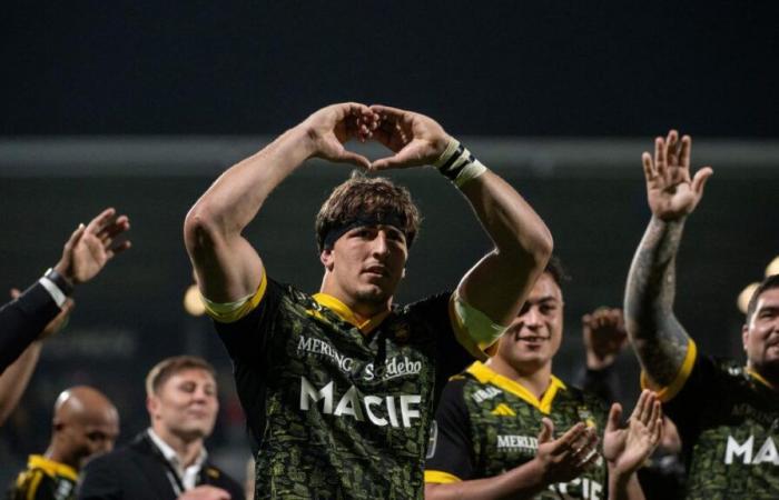 Ritorno in campo di successo per il giocatore di rugby Oscar Jegou a La Rochelle nella Top 14