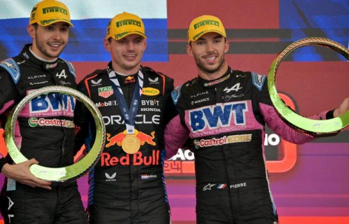 Due alpini nei primi 3 posti del Gran Premio di Formula 1 del Brasile, ritornati a Verstappen