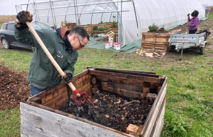 i rifiuti organici dei ristoranti del Pays Royannais alimentano il suo composter