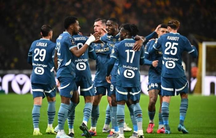 L'OM si rilancia a Nantes e diventa il nuovo secondo classificato dietro al PSG in Ligue 1