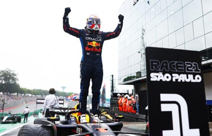 Verstappen ha vissuto “una vera montagna russa” questa domenica in Brasile