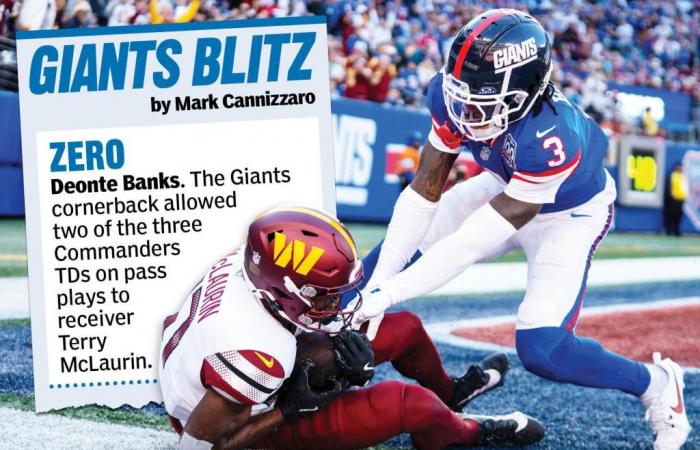 Deonte Banks era un disastro