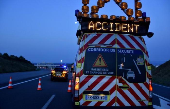 La A20 è stata completamente interrotta durante la notte a Corrèze a causa di un incidente materiale