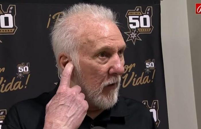 Gregg Popovich fuori fino a nuovo ordine per “problemi di salute”