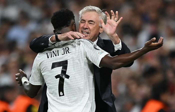 'Vinicius è triste ma non per il Pallone d'Oro', il messaggio di Carlo Ancelotti prima del Milan