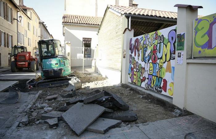 questo comune dell'Aveyron sta gradualmente cambiando volto