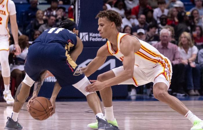 Dyson Daniels nega di aver fatto un gesto con la pistola sulla panchina dei Pelicans