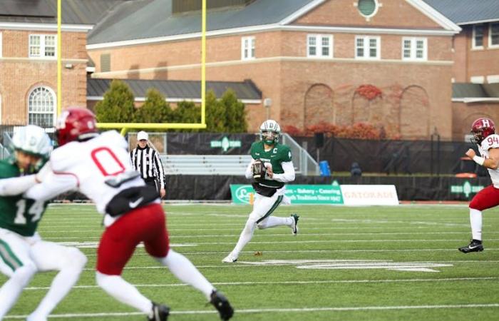 Il Dartmouth, stordito dalla rimonta in ritardo di Harvard, non arriva 31-27