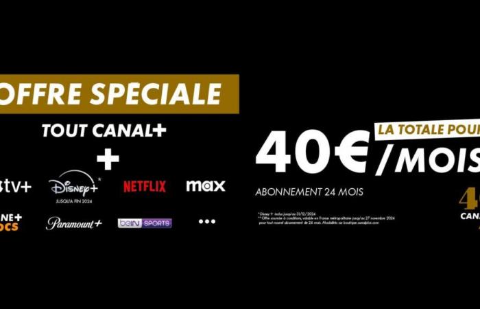 CANAL+ festeggia il suo anniversario e fa di tutto con la sua offerta speciale per il 40° anniversario!