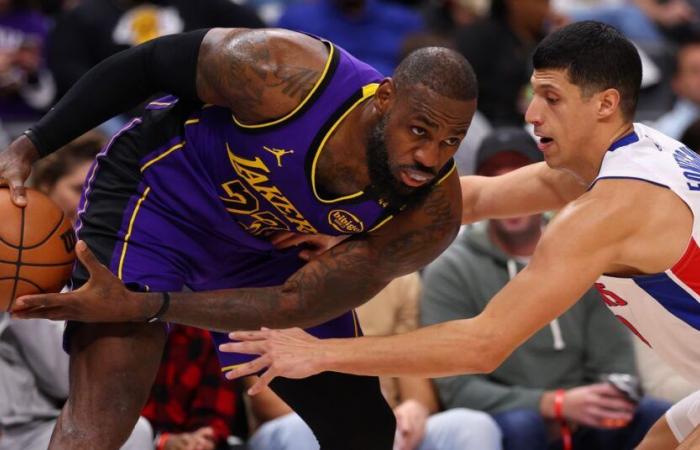 Punteggio finale Lakers vs. Pistons: Lakers senza vita cadono sulla strada dei Pistons