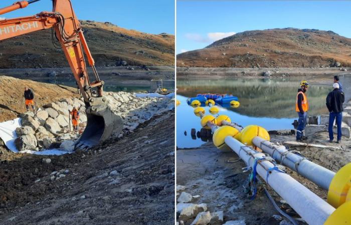 IN FOTO – Savoia: la diga del Lac Blanc, a 2.400 metri di altitudine, sarà distrutta dopo la rilevazione delle perdite