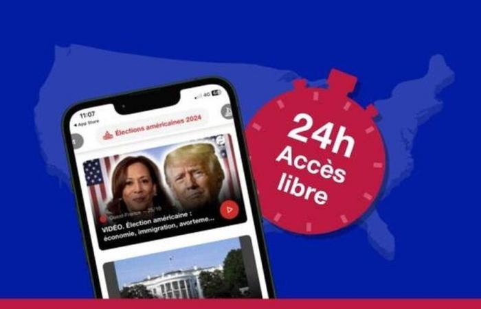 Per le elezioni presidenziali americane, Ouest-France apre i suoi contenuti martedì 5 novembre!