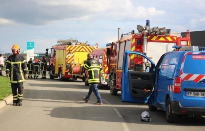 nove case evacuate, un uomo trovato privo di sensi