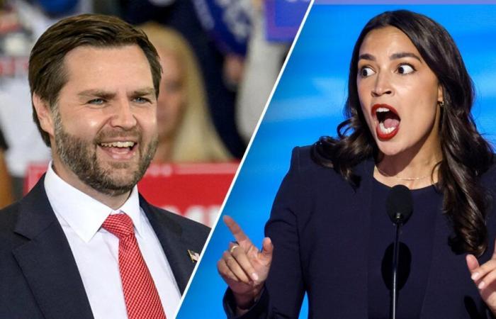 AOC interviene dopo che JD Vance ha definito Kamala Harris “spazzatura”