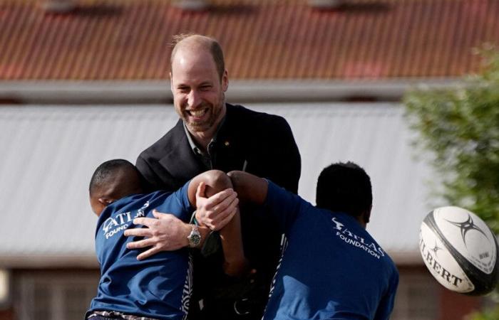 A Città del Capo, il principe William ha fatto un rimprovero durante una partita di rugby