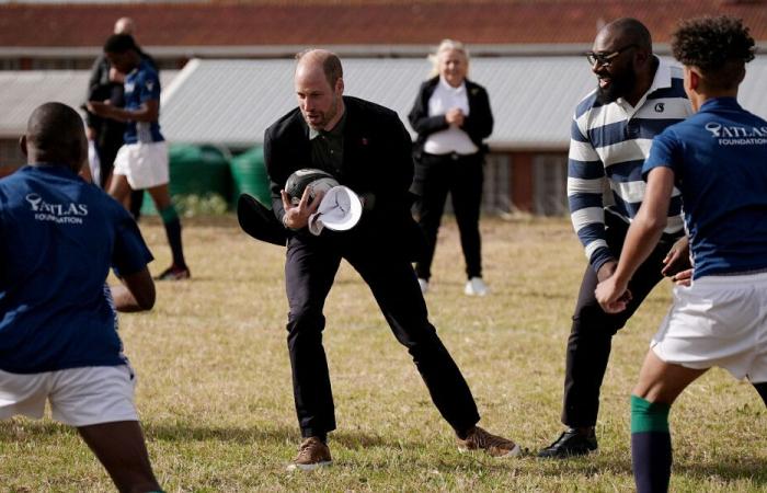 A Città del Capo, il principe William ha fatto un rimprovero durante una partita di rugby