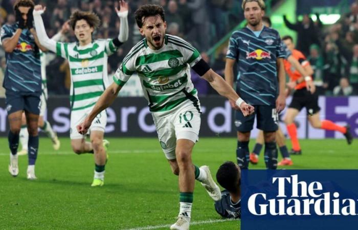 Nicolas Kühn raddoppia per il Celtic nella vittoria in rimonta contro l'RB Leipzig | Lega dei Campioni