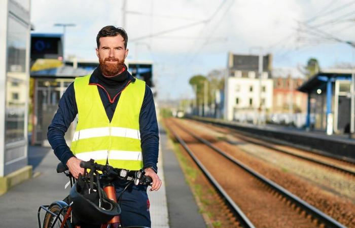 Nel TER tra Landerneau e Brest, il Vélotaf prende il suo posto