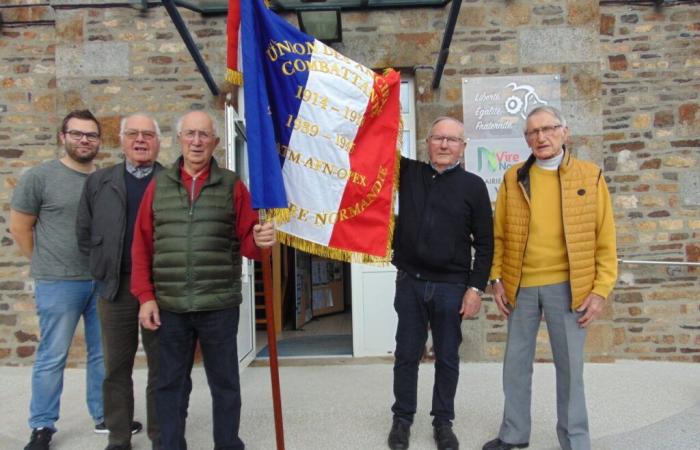 Nel Calvados, questa associazione di veterani riceve una nuova bandiera