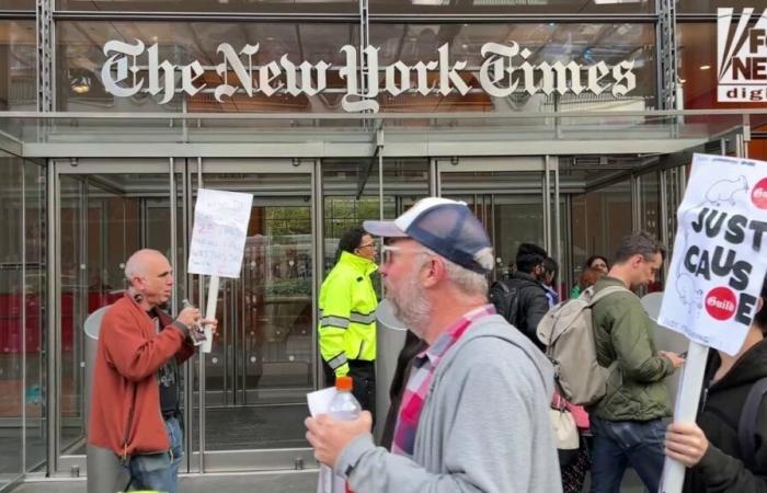 Lo sciopero dei lavoratori tecnologici del New York Times si estende fino al giorno delle elezioni